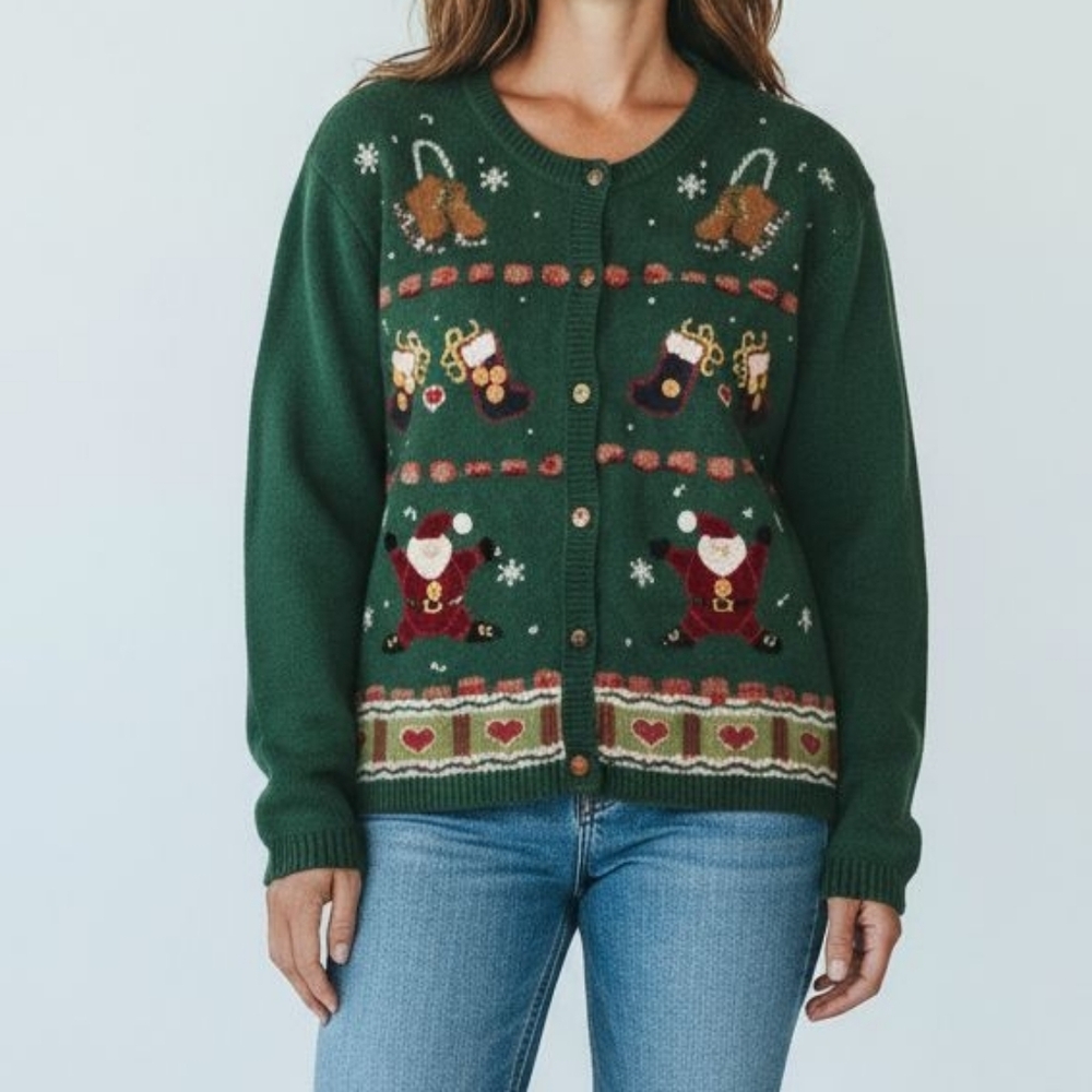 Ugly Christmas Sweater By Karen Scott Size Women's Large